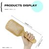 Combetter Hair Brush, Eco Friendly Bamboo Hairbrush-Smooths & Detangling for All Hair Types, Natural Wood Bristle Massage Comb for Women Men & Kids