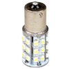 HQRP BA15s Bayonet Base 30 LEDs SMD 3528 LED Bulb Warm White Compatible with #93#1093 Bargman 30-78-533 Casita RV Porch/Bath Lights Replacement