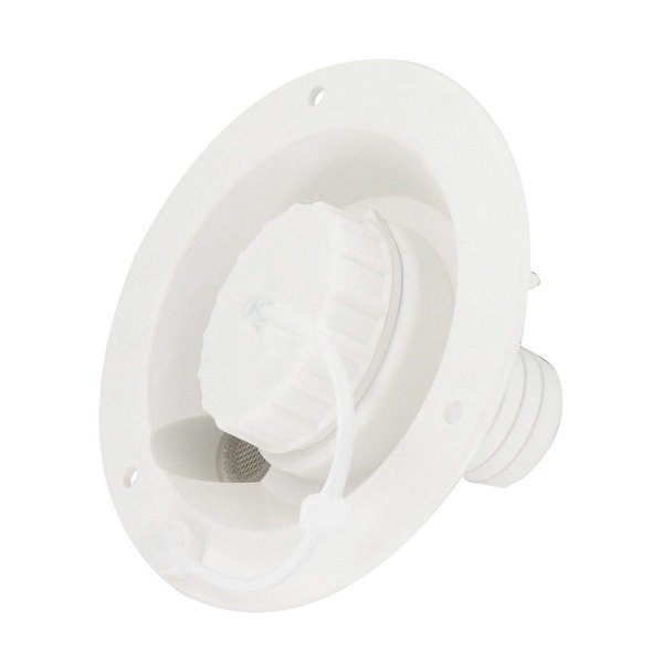 Valterra White Gravity Fresh Water Fill Hatch Inlet RV Trailer