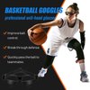 Fiada 3 Pack Dribbling Goggles Basketball Sports Basketball Glasses Adjustable Dribbling Black Goggles Basketball Training Equipment for Youth Kids Teenagers Adult Player