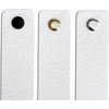 Brute Strength - Leather Drawer Pulls - White - 4 pcs - 7-7/8 x 1 ’’ - Leather Handle - Leather Dresser Pulls - Cabinet knobs Dresser knobs - Dresser Handles