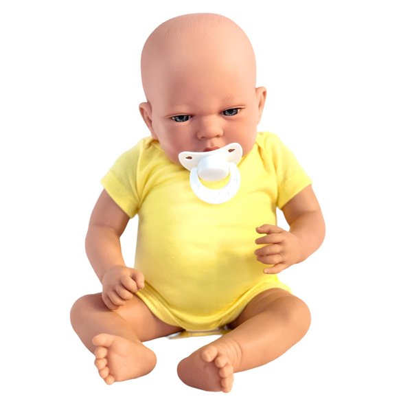 Baby Doll Clothes- Yellow Baby Doll Romper Fits 15-18 Inch Baby Dolls