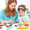 Oun Nana Dough Tools Play Dough Cutters, Various Shapes Include of Letters, Numbers, Symbols (47 PCS)