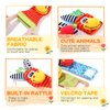 PHEZAPA Baby Wrist Rattles Foot Finder Socks Set, Infant rattle Socks and baby hand rattles wrist, Newborn Soft Sensory Toys,Infant Wrist Rattles for Babies 0-6 Months,Baby Gifts 6-12 Months（classics）