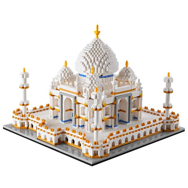 YaJie Taj Mahal Micro Building Blocks Set for Adults, Mini Architecture Bricks Building Sets, Collection Creative Model Toys Gifts for Age 14+ Teens（3950PCS）