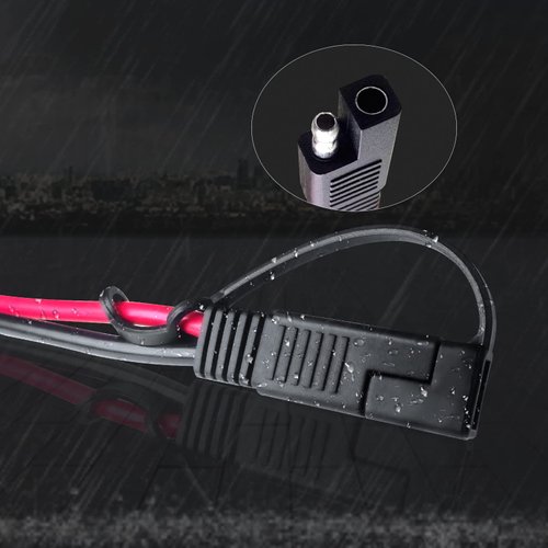 Goupchn Solar Panel Connectors to SAE Adapter Cable 10AWG Solar to SAE PV Extension Wire with 2PCS SAE to SAE Polarity Reverse Adapters for RV, Caravan, Solar Panels, Battery Charger Kit