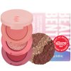 Kaja Beauty Bento Collection - Bouncy Eyeshadow Trio | Deep Rose Tones, Travel Size, 07 Glowing Guava, 2019 Allure Best of Beauty Award, 0.03 Oz