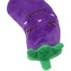 Junfamilee Purple Eggplant Squeaky Toys Cute Fruits Vegetables Plush Puppy Chew Soft Toy, Pet Supplies, Dog Squeak Toys