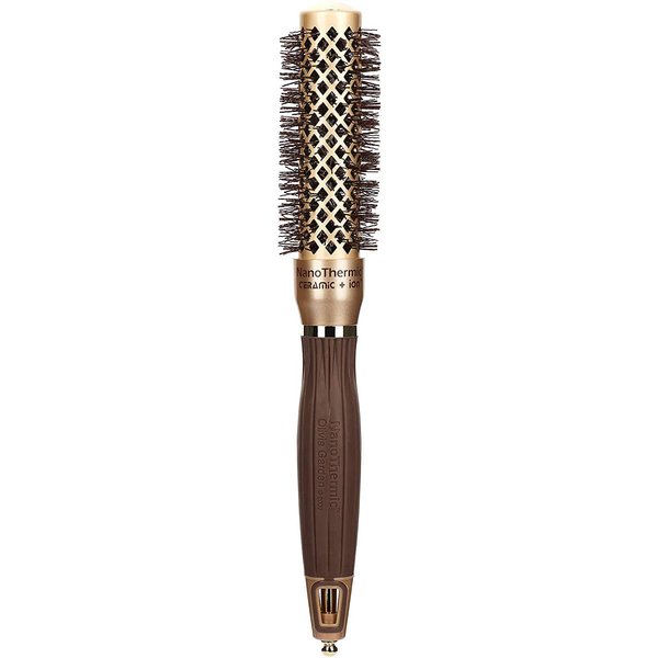 Olivia Garden NanoThermic Ceramic + Ion Round Thermal Hair Brush NT-24 (1")