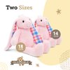 Plushible Easter Bunny Plush, Cuddly, Soft, Embroidered Stuffed Animal Toy for Newborns, Kids, Boys, & Girls - 18 Inch Plush Rabbit/Bunny Stuffed Animal - Easter Plush Toy - Soft Plush Stuffed Bunny