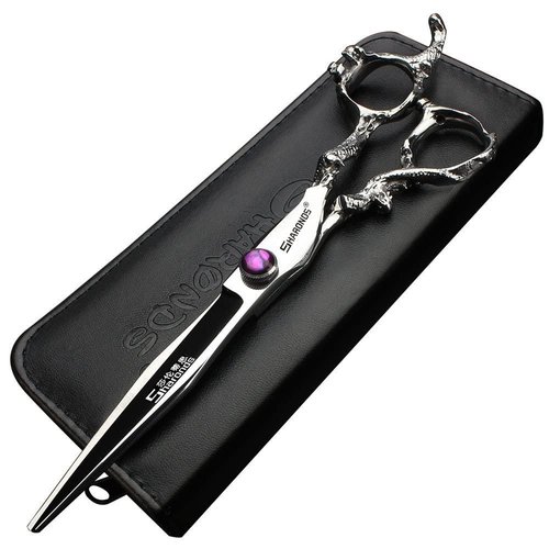 6/7/8/9-inch professional hair clipper set, stainless steel sharp hair clippers, hairdresser specific scissor(8-inch flat shear)