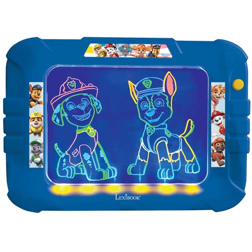 LEXiBOOK Paw Patrol, Neon Electronic Drawing Board, Artistic Creative Toy for Girls and Boys, Cle...