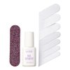 Kiss New York Nail Repair Kit for Damage Nails, Broken Cracked and Weak Nails, Biotin Infused Nail Glue, Nail File, and 2 Nail Wraps, Made in Korea