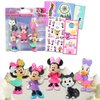 Minnie Mouse Cake Topper Birthday Party Supplies - Bundle with 5 Minnie Mouse Cake Toppers, Stickers, Tattoos, More | Minnie Mouse Party Favors