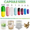 XPRS Nutra Size 00 Empty Vegan Capsules - 1000 Count Clear Veggie Capsules for Most Essential Oils - Empty Vegetable Pills - DIY Oil Filling