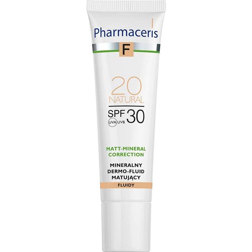 Pharmaceris F Matte Mineral Correction Fluid Make Up 20 Natural