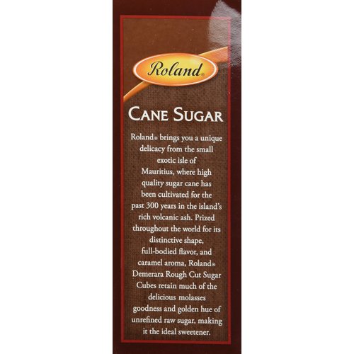 Roland Rough Cut Demerara Sugar Cubes - 17.6 oz