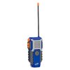 Nerf Walkie Talkie for Kids Fun at The Touch of A Button, Set of 2, 1000' Range by Sakar, Rugged Pair Battery Powered Gray Blue & Orange