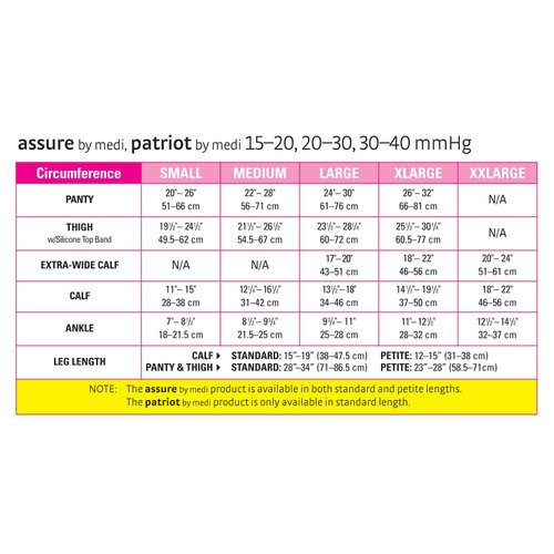 medi Assure, 20-30 mmHg – Closed Toe, Knee High Compression Stockings, Semi-Transparent Hosiery, XL-Extra Wide - Petite, Beige