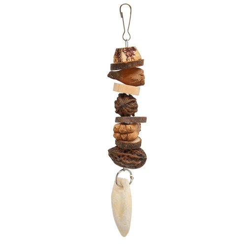 Zerodis Parrot Chewing Toys,Parrot Nut Chew Toy Birds Grinding Mouth Stick Birds Foraging Toy Bird Treat Sticks for Cockatiel Parakeet Birds