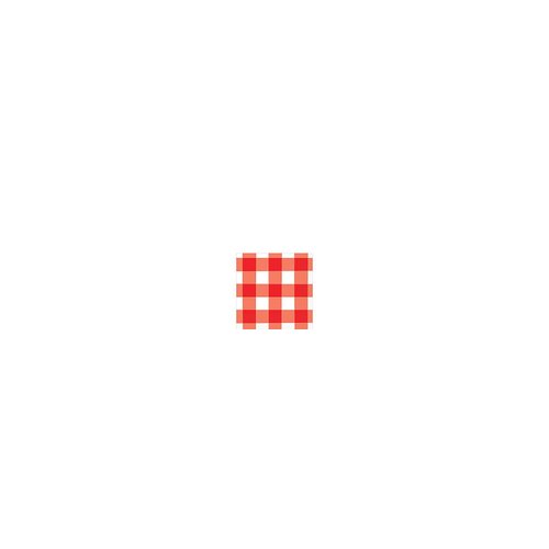 Amscan American Summer Red Gingham Party Beverage Napkins, 16 Ct.