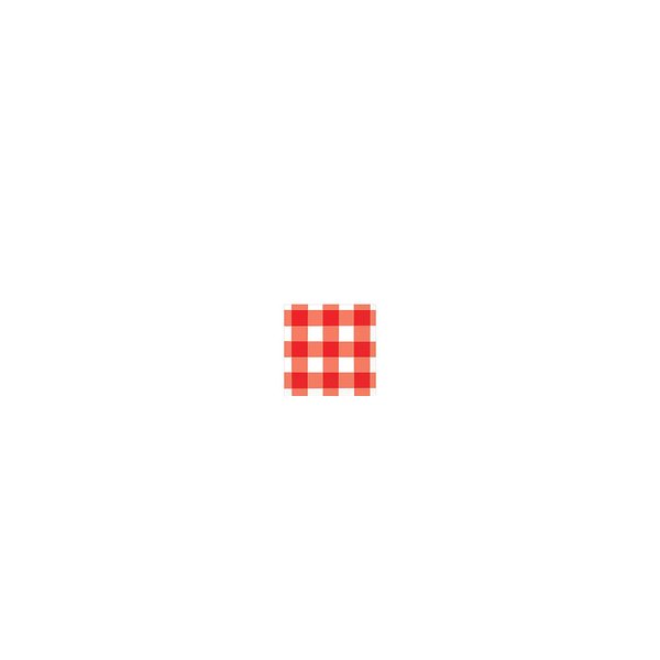 Amscan American Summer Red Gingham Party Beverage Napkins, 16 Ct.