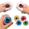 Dhjrefhhd 1PCS Soft Eyeballs Squeeze Toy Eye Squishy Ball Party Fidget Toy Halloween Stress Ball Toys Prize Birthday Gifts (Blue or Randomly Color)