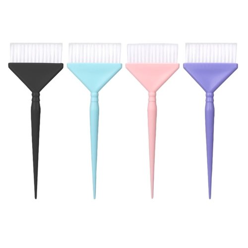 Classic Hair Dye Brushes,4 pcs Multi-Color Tint Brushes – Standard Size, Versatile Hair Dye Brush...