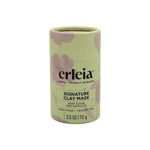 Erleia Signature Clay Mask, Gentle Exfoliation, Deep Clean, Sustainably-sourced ingredients, Travel-friendly, Vegan, Cruelty Free, Plastic Free