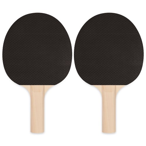 Champion Sports PN100 Table Tennis Set: 4 Player Ping Pong Accessories Kit with 4 Paddles & 3 Balls, Indoor Ping Pong Equipment for Men, Women & Kids