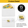 REWIDPARTY School Bus Party Invitations with Envelopes & Stickers（Set of 15） Bus Fill-in Invitations Kids Birthday Party Invites Cards Party Supplies Favors for Birthday Baby Shower Graduations