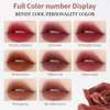 JOSURBEAUTY mud sense dose not take off makeup velvet lipstick, matte lipstick for women, Infused with Vitamin E，Waterproof，Smudge-proof，1 Count