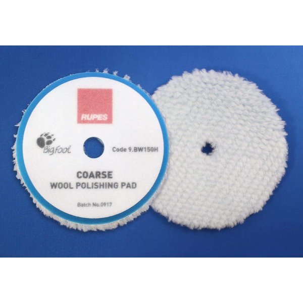 Rupes BigFoot Coarse Wool 5.75" Orbital Polishing Pad