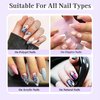 Creaglam Nail Foil Glue Gel: Nail Art Foil Glue Gel for Foil Stickers Nail Glue Foil Transfer Gel - 15ML Gel Nail Foil Transfer Glue Nail Art Manicure DIY Enthusiasts - Required LED Lamp Soak Off
