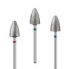 MelodySusie 3Pcs 8mm Diamond Pedicure Cone Drill Bits Set for Cracked Skin Corns Callus Removal, Feet Filing Nails For Manicure and Pedicure