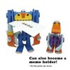 PIPEROID Smoke & Bill Ninja Mates - Japanese 3D Paper Puzzle DIY Robot kit for Kids and Origami Kit for Adults