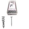 E-Z Ancor kit, 50 Zinc Self Drilling Drywall Anchors with 50 Phillip Screws #8 x 1-1/4" #EKZ050