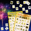 New Year Bingo Game for Kids 24 Players Holiday Party Game Supplies New Years Eve Party Supplies