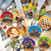 60Pcs Monster Truck Birthday Plates Monster Truck Party Decorations Truck Theme Paper Plates Truck Themed Birthday Party Supplies 7 inch Disposable Dessert Plates for Racing Car Birthday Party Favors