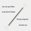 Cat Eye Magnet for Nail Double Ended Design Long Strong Magnetic Nail Magnetic 3D Cat Eyes Nail Art Magnetic Strong Pen 1 Piece