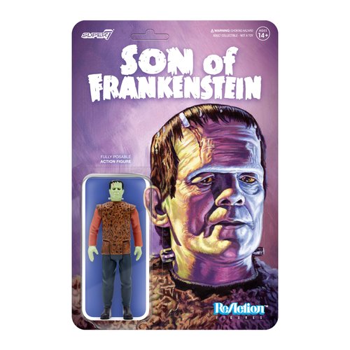Super7 Universal Monsters Son of Frankenstein The Monster - 3.75" Universal Monster Movies Action Figure Classic Movie Collectibles and Retro Toys