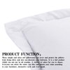 NTBAY King Pillow Shams - 2 Pack Brushed Microfiber 20x36 Sham Covers - Super Soft and Cozy, Wrinkle, Fade, Stain Resistant 20x36 Inches Oxford Pillowcases, White