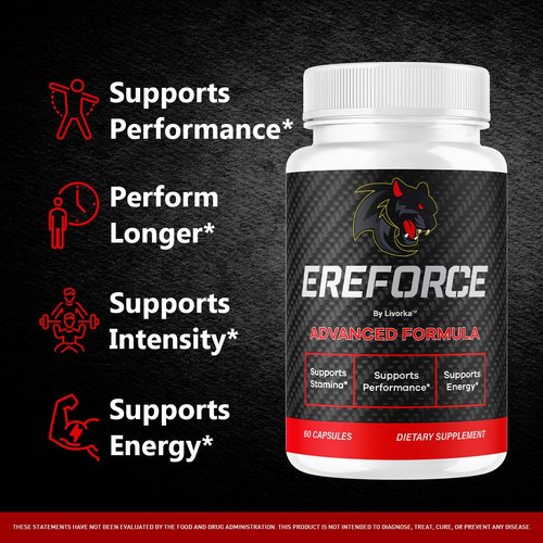 (2 Pack) Ereforce - Ereforce Capsules Advanced Daily Formula Premium All Natural Ingredients- Maximum Strength, EreforcePills Support Reviews for Overall Health and Wellness, 120 Capsules for 2 Months