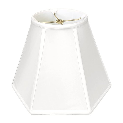 Royal Designs "Hexagon Basic Lamp Shade, White, 9"" x 18"" x 13""" (BS-733-18WH)