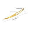 3 Pieces Dreadlocks Crochet Hooks Interlocking Tool for Locs Sisterlock Crochet Hook Tool Tightening Accessory Hair Tool for Dreadlocks (Gold)