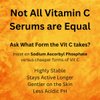 ReVitC Vitamin C Anti-Aging Super Serum for Face and Neck with Hyaluronic Acid, MSM, Ferulic Acid