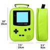 ONTESY Game Console Lunch Box Leather Reusable Lunch Bag Waterproof Thermal Insulated Mini Cooler for Boys Girls Kids Toddlers Teens for Picnic School Daycare (Green)