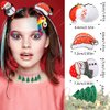4Pcs Christmas Hair Claw Clips for Girls Women Cute Hairpin Santa Claus Christmas Tree Xmas Hat Snowman Strong Hold Non-Slip Hair Catch Barrettes Hair Clamps Jaw Clips Styling Accessories