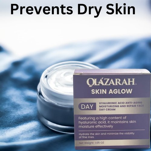 OLAZARAH Skin Aglow Anti-Aging Moisturizing and Repair Face Day Cream w/Hyaluronic Acid, 1.05 oz