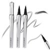 BLUE LOVE 2PCS Two-Prong Eyebrow Pen, Upgrade 2 Tipped Eye Brow Pencils for Women, Waterproof Lasting All-Day Eye Makeup with Microblading Brow Pen with Hair Like Strokes (2PCS Grey)